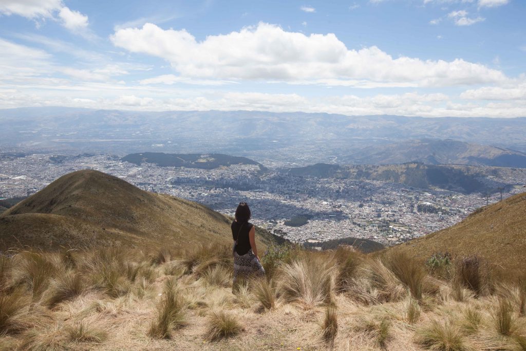 View of Quito from
